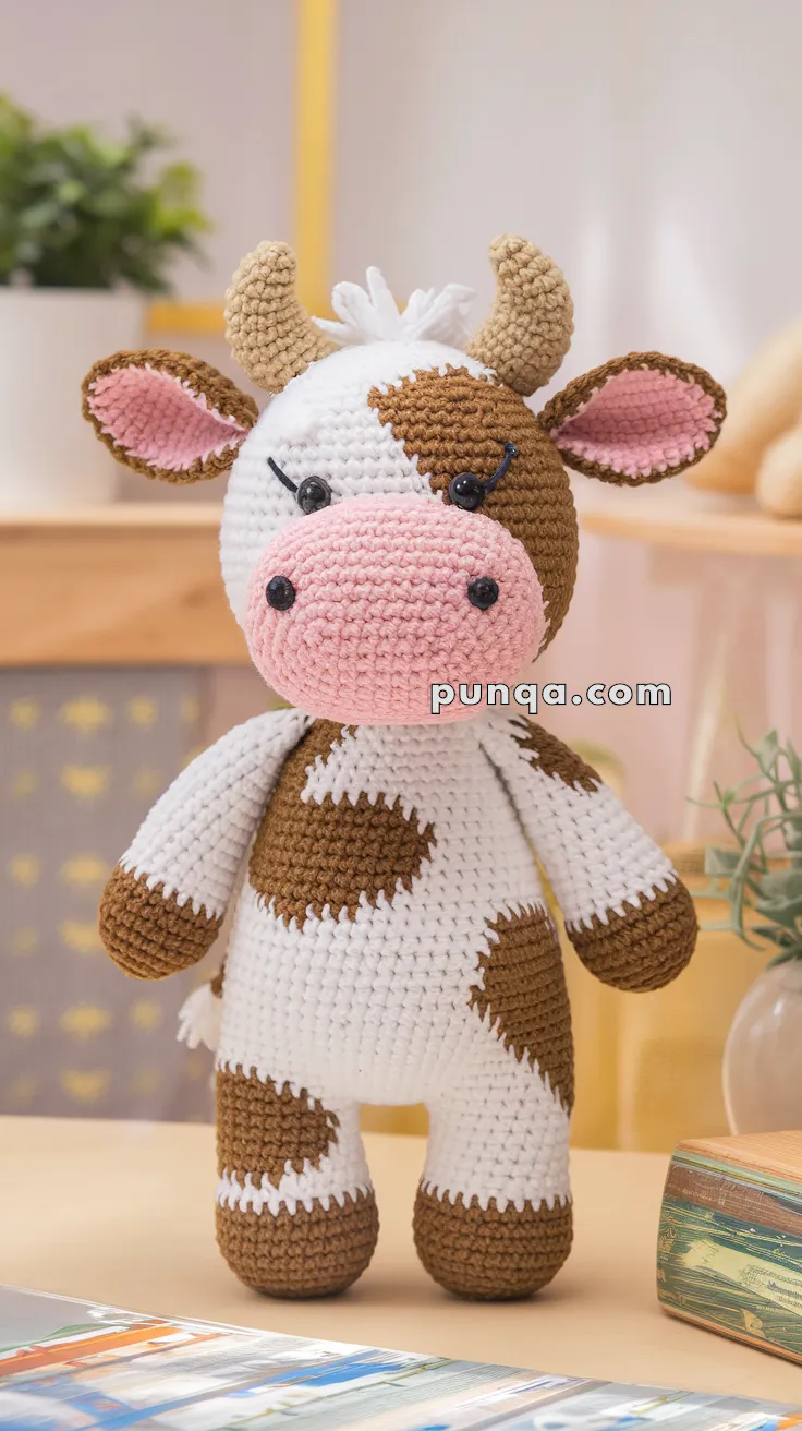 Amigurumi Cow – FREE Crochet Pattern