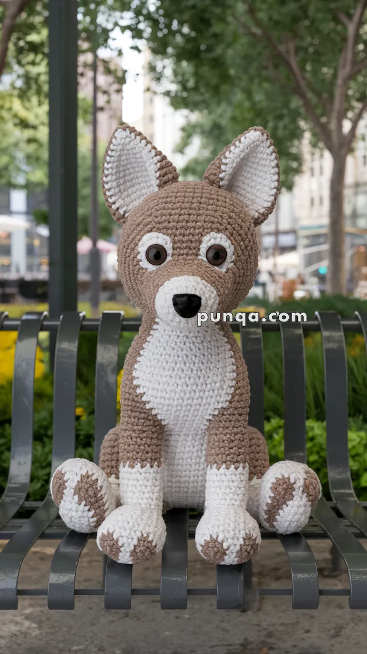 Amigurumi Coyote Pup – FREE Crochet Pattern