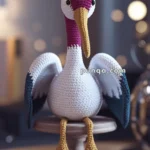Amigurumi Crane – FREE Crochet Pattern