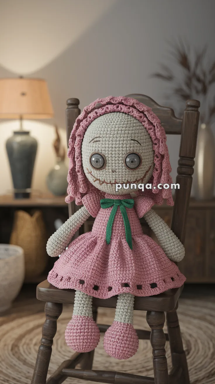 Amigurumi Creepy Doll – FREE Crochet Pattern