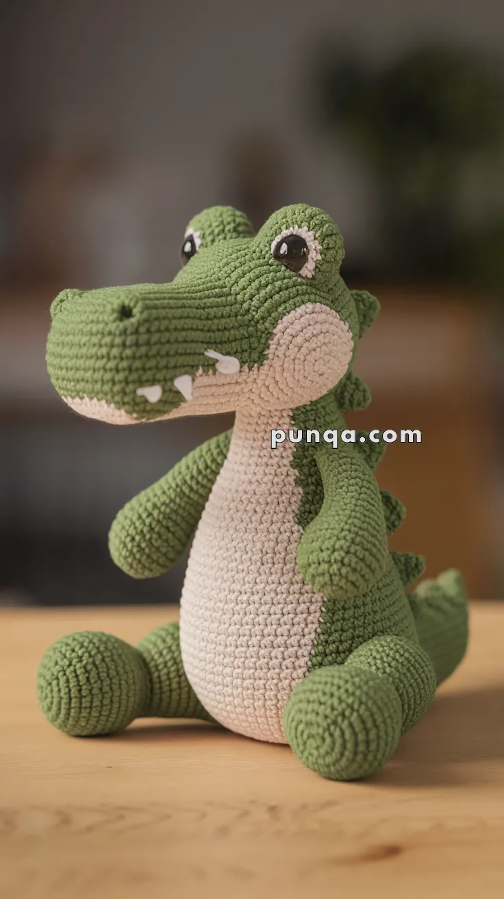 Amigurumi Crocodile – FREE Crochet Pattern