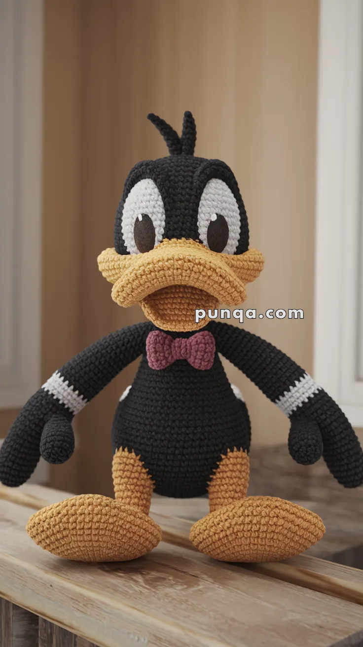 Amigurumi Daffy Duck – FREE Crochet Pattern