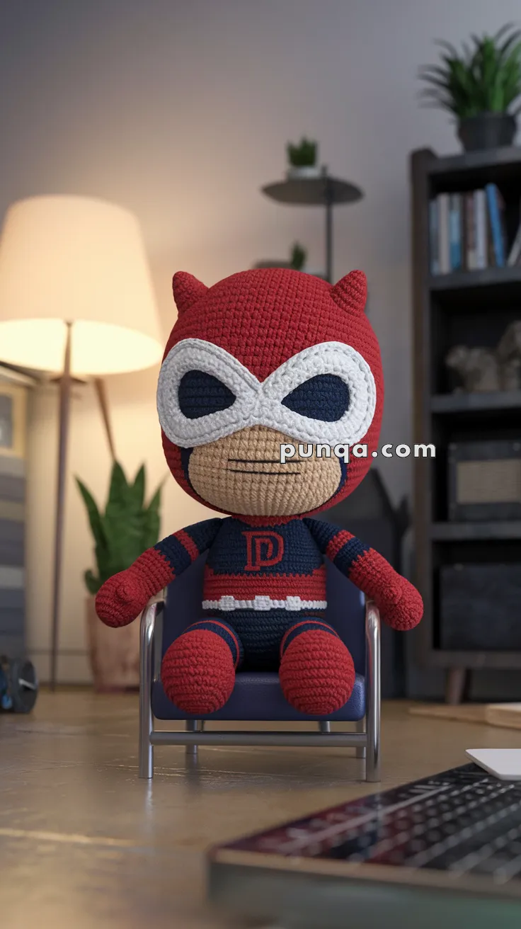 Amigurumi Daredevil – FREE Crochet Pattern