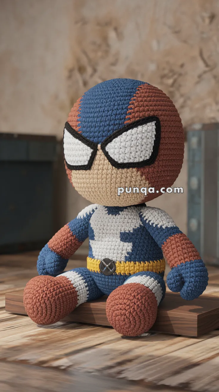 Amigurumi Deathstroke – FREE Crochet Pattern