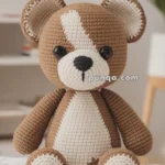 Amigurumi Dexter the Patchy Bear – FREE Crochet Pattern