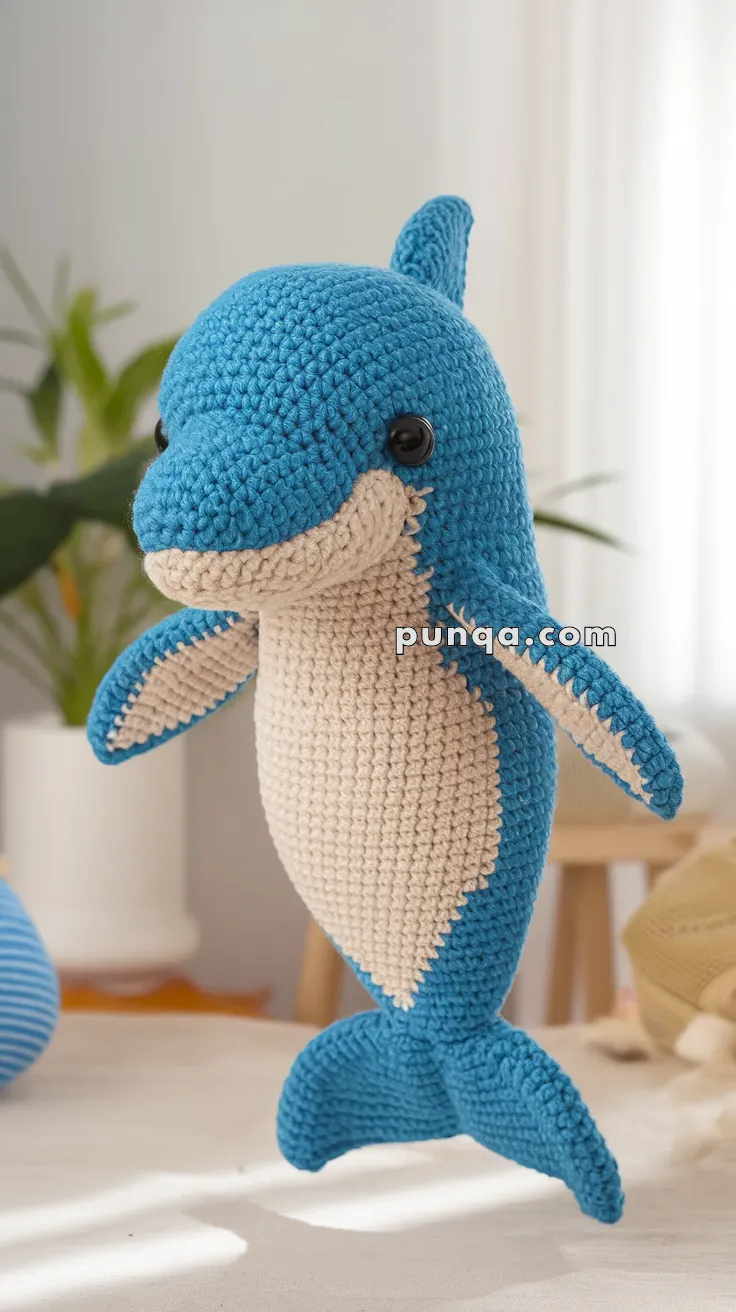 Amigurumi Dolphin – FREE Crochet Pattern