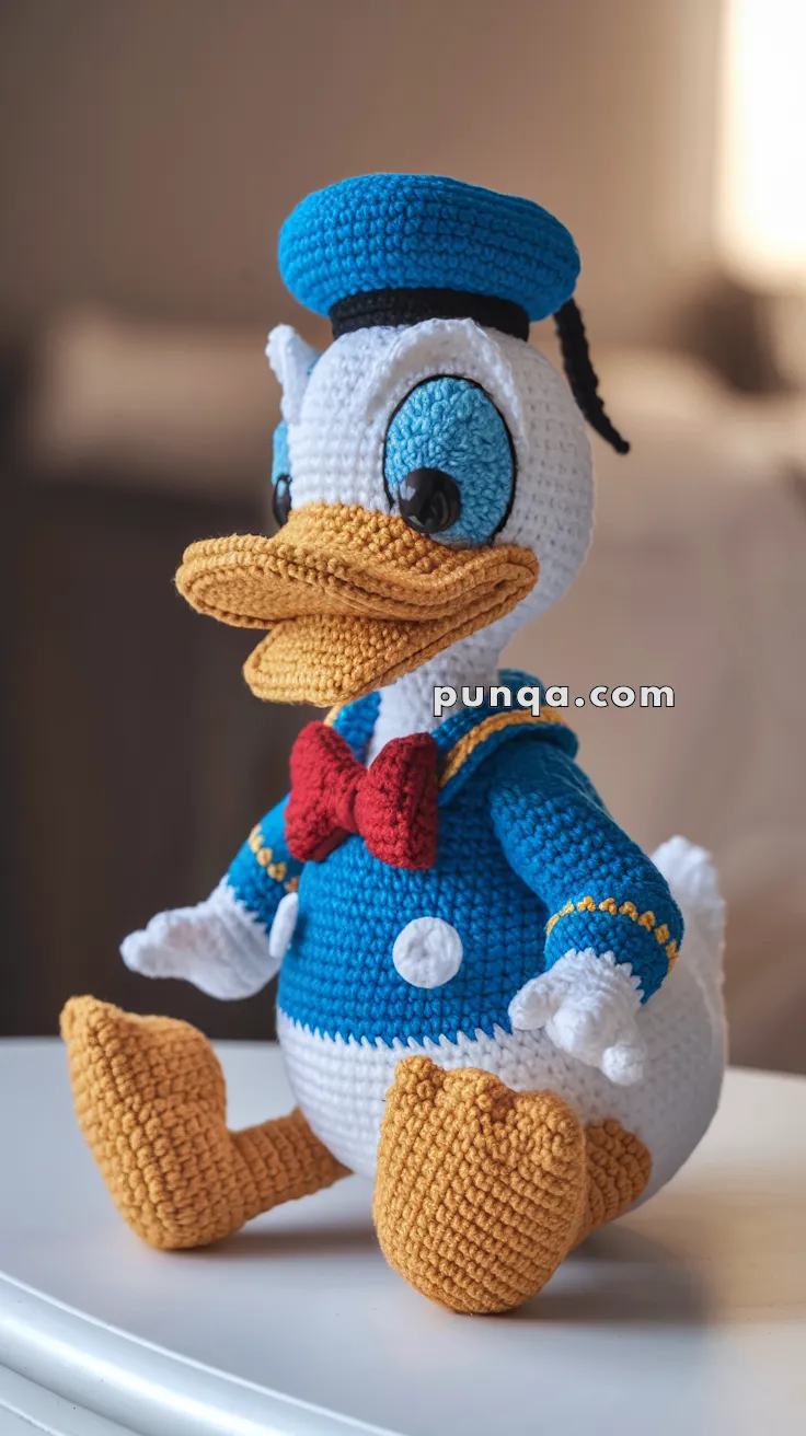 Amigurumi Donald Duck – FREE Crochet Pattern