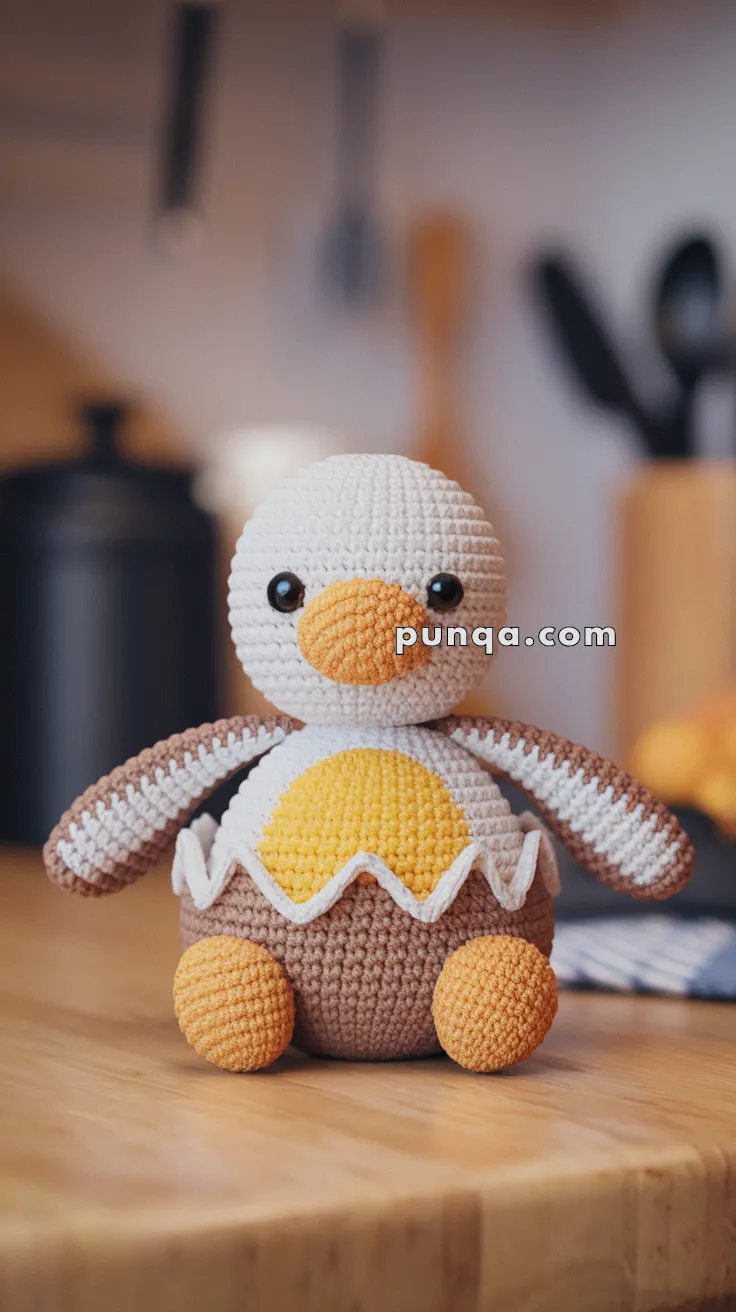Amigurumi Hatched Chick – FREE Crochet Pattern