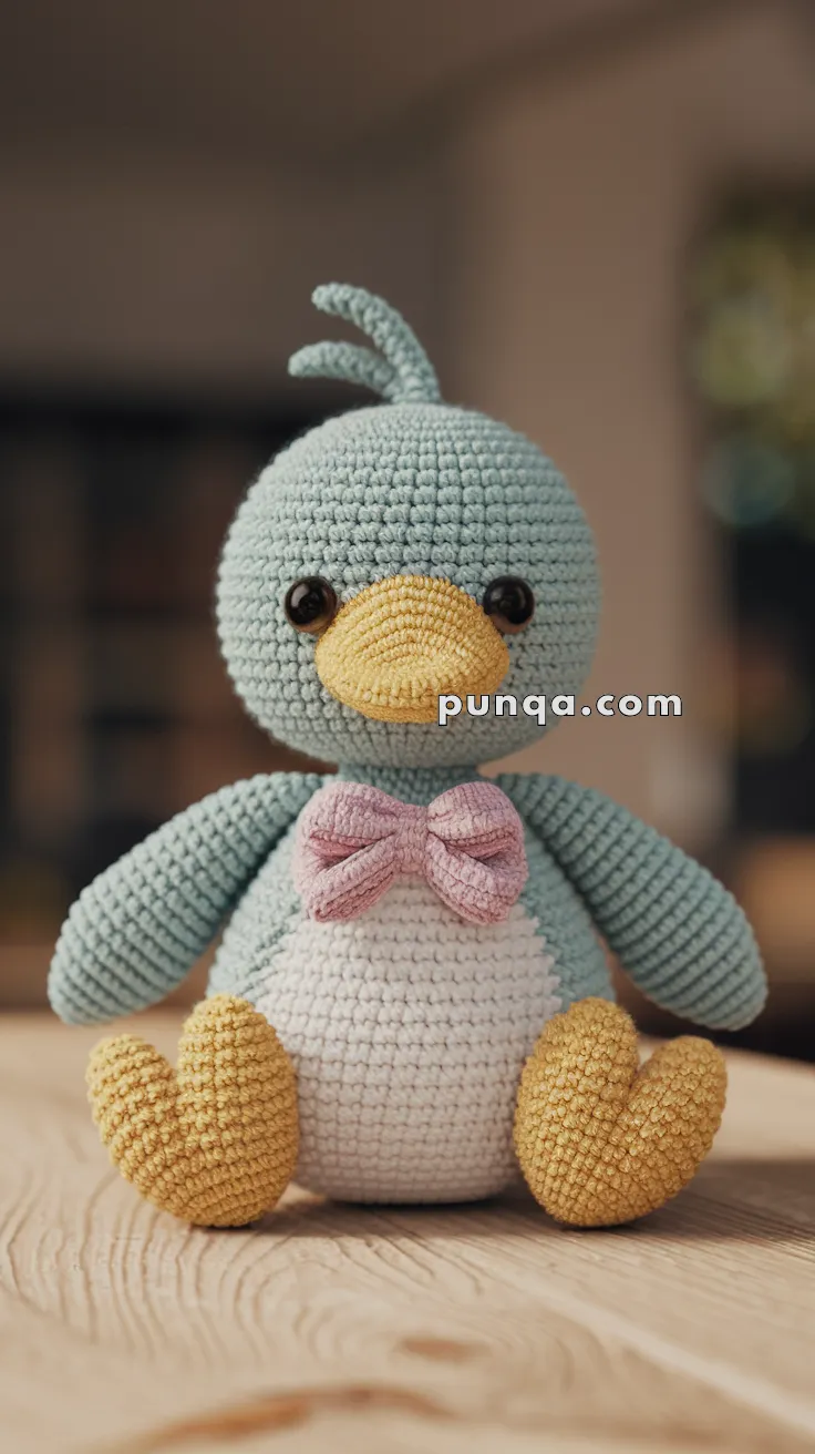 Realistic crochet image for Amigurumi Duck - FREE Crochet Pattern