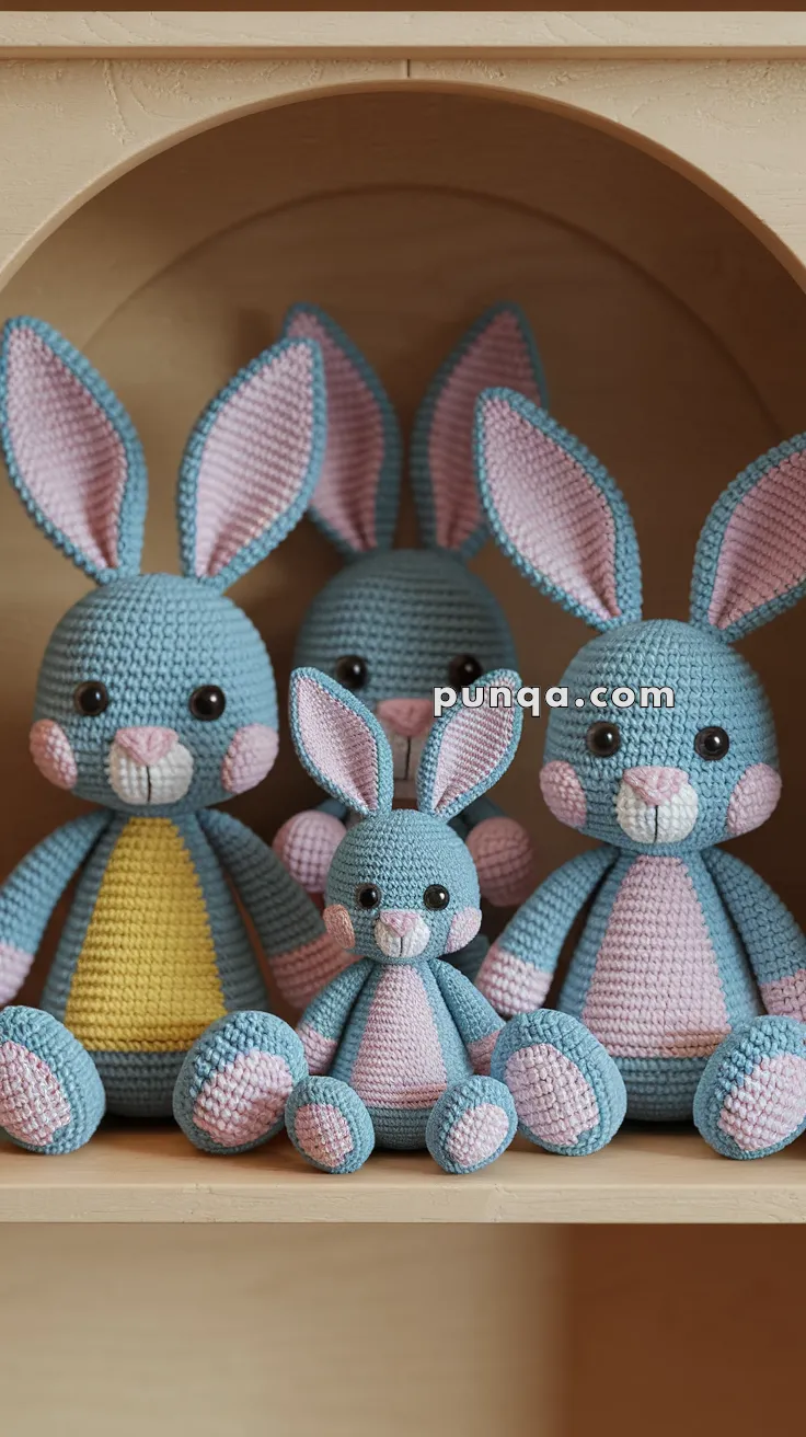 Amigurumi Easter Bunny Family – FREE Crochet Pattern