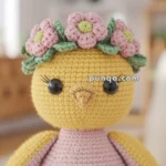 Amigurumi Easter Chick With Flower Crown – FREE Crochet Pattern