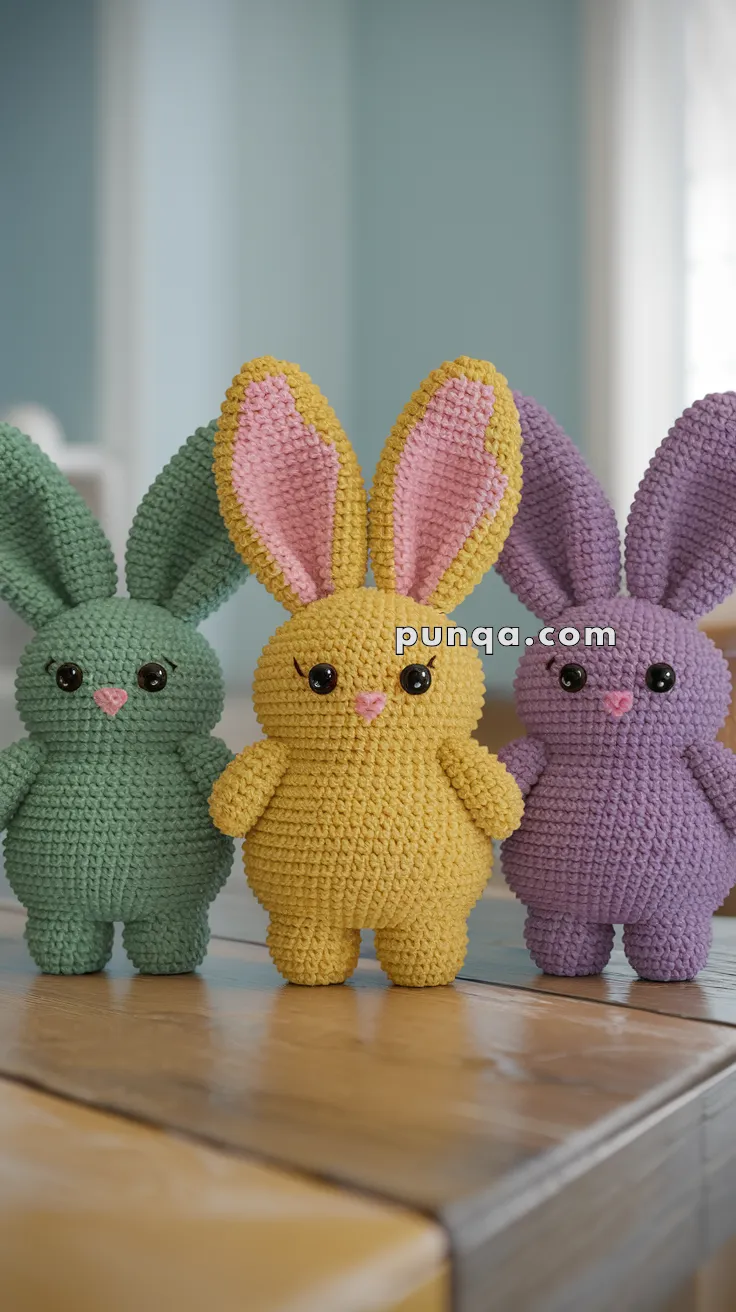 Amigurumi Easter Peeps Trio – FREE Crochet Pattern