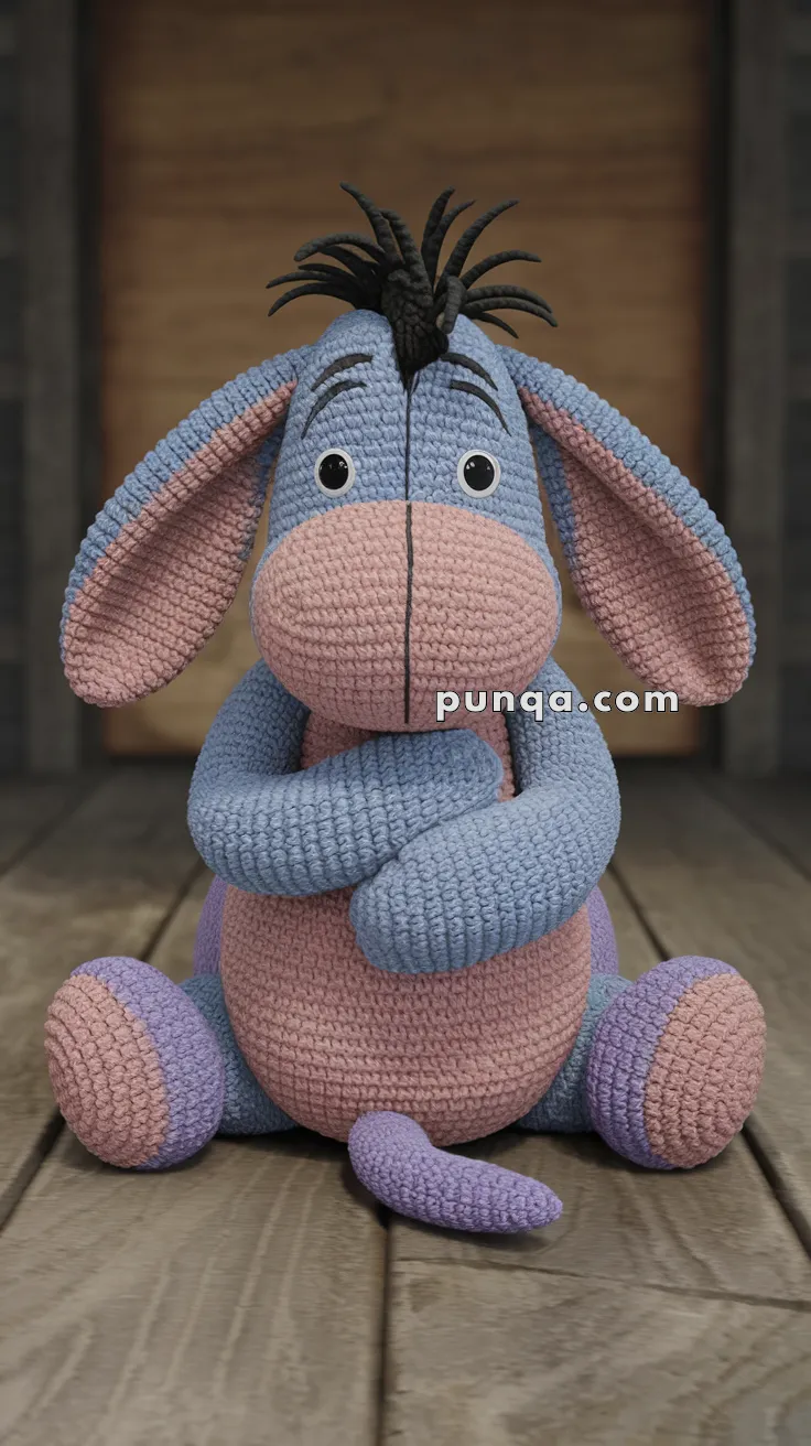 Amigurumi Eeyore – FREE Crochet Pattern