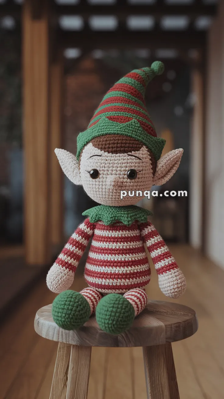 Amigurumi Christmas Elf – FREE Crochet Pattern