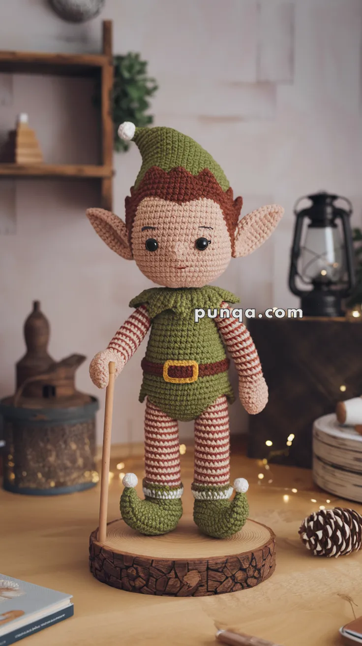Amigurumi Christmas Elf – FREE Crochet Pattern