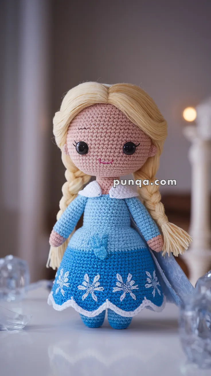 Amigurumi Elsa – FREE Crochet Pattern