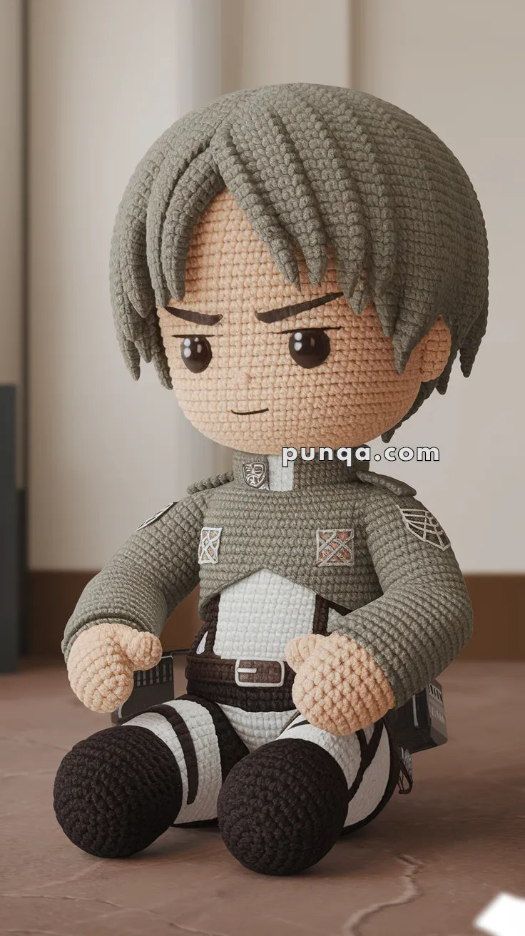 Amigurumi Eren – FREE Crochet Pattern