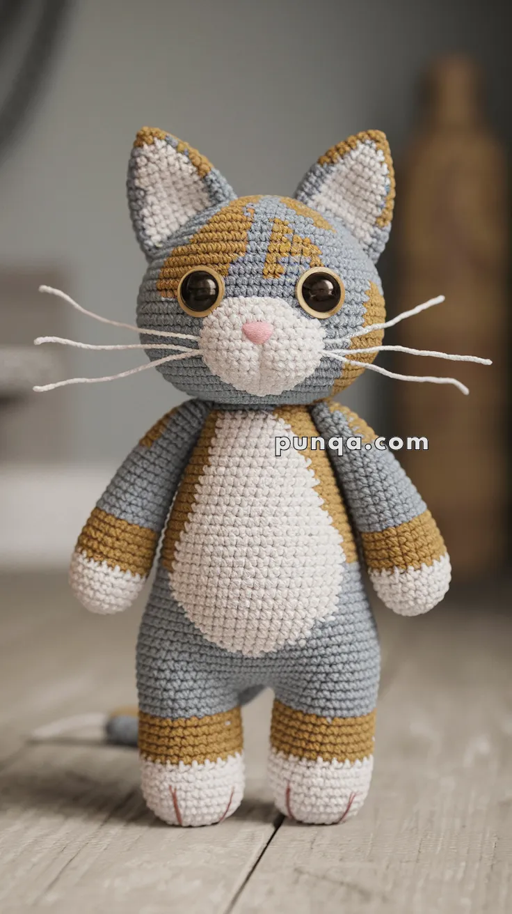 Amigurumi Felix The Cat – FREE Crochet Pattern