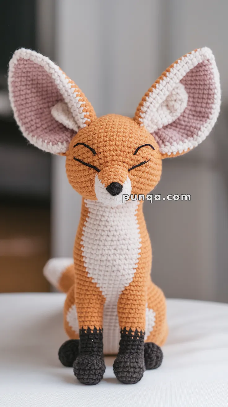 Amigurumi Fennec Fox – FREE Crochet Pattern