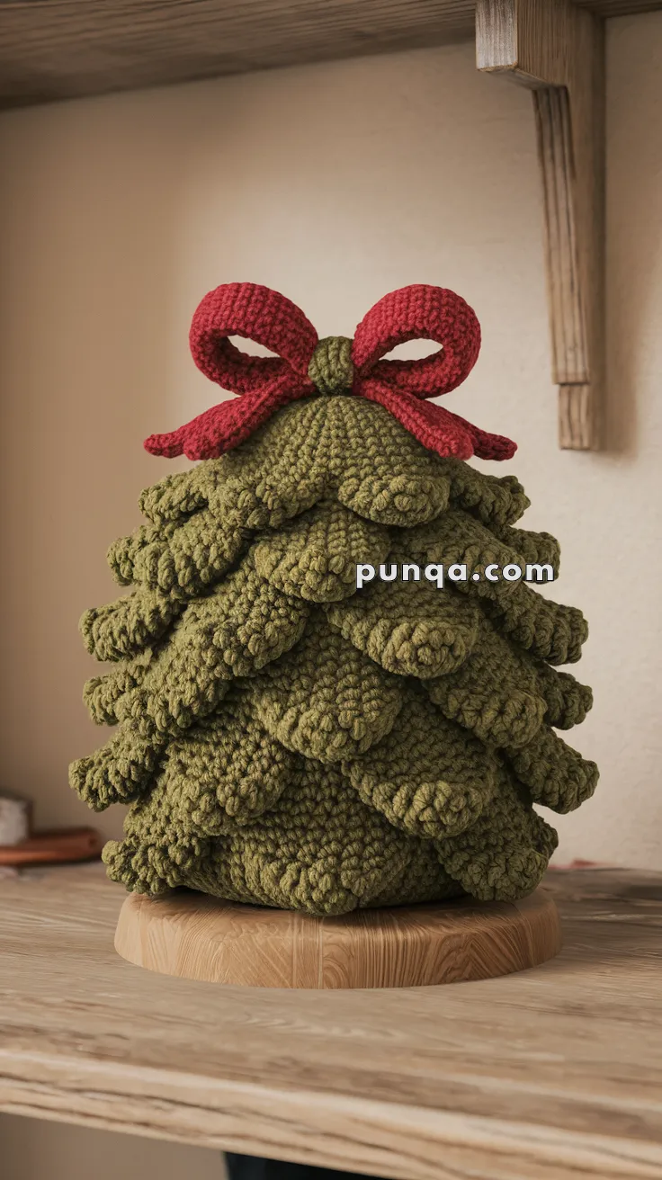 Amigurumi Festive Pine Cone – FREE Crochet Pattern