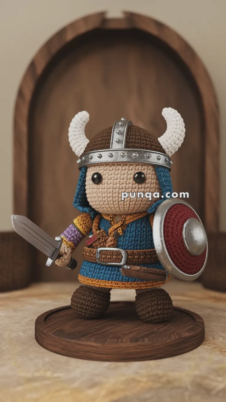 Amigurumi Finn The Viking – FREE Crochet Pattern