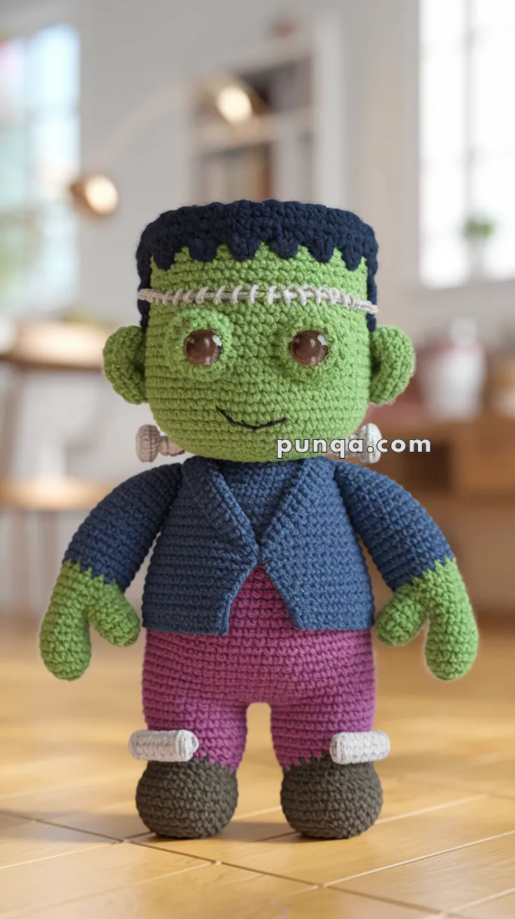 Amigurumi Frankenstein’s Monster – FREE Crochet Pattern