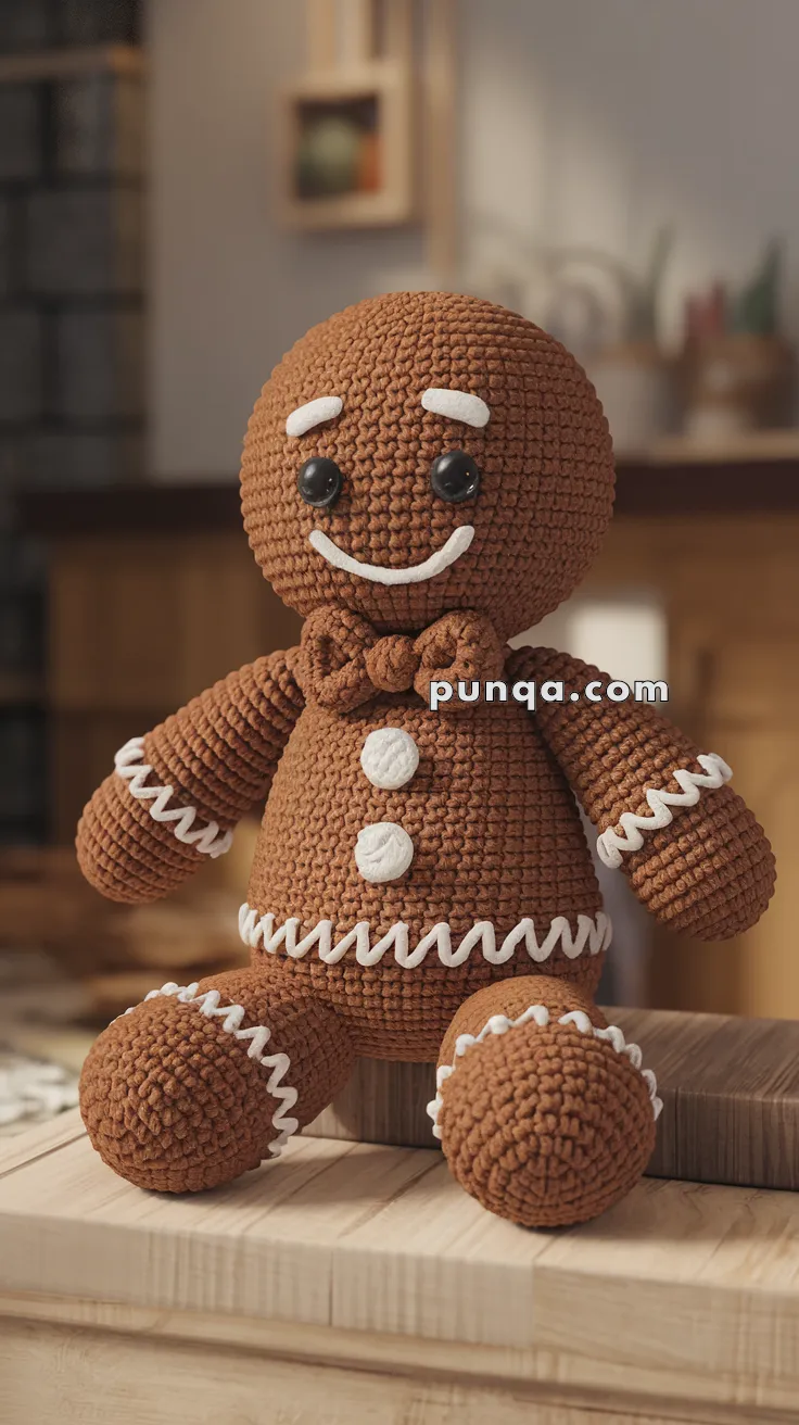 Amigurumi Gingerbread Man – FREE Crochet Pattern