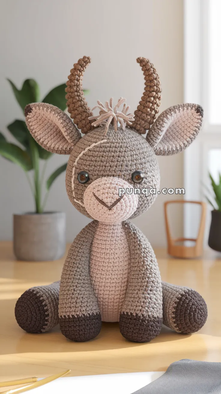 Amigurumi Gnu – FREE Crochet Pattern