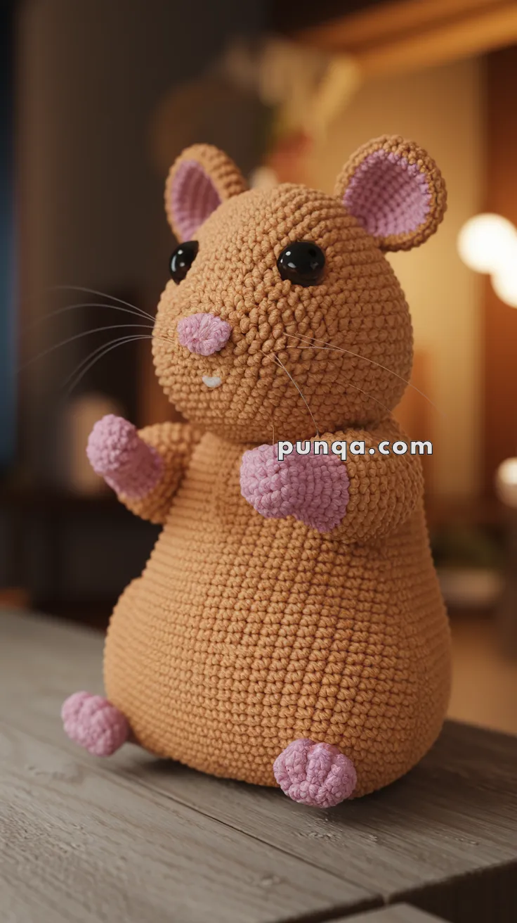 Amigurumi Hamster – FREE Crochet Pattern