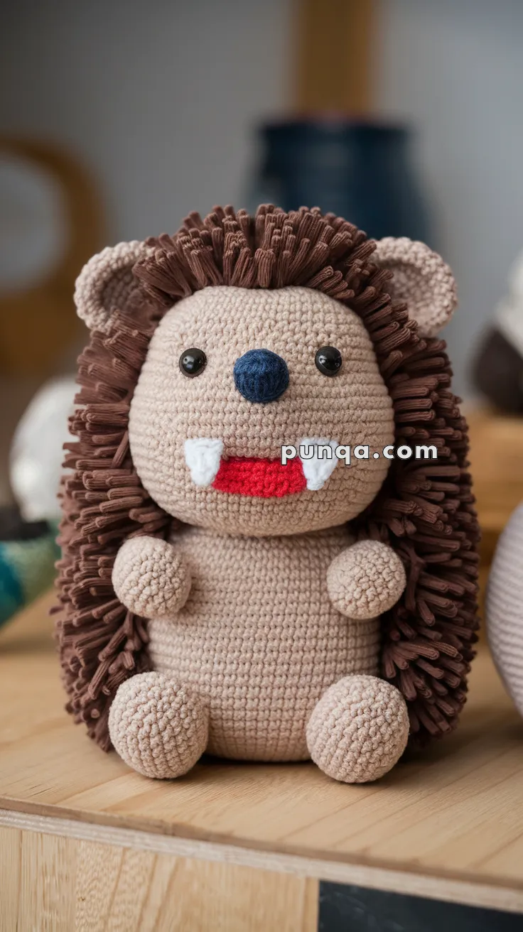 Amigurumi Vampire Hedgehog – FREE Crochet Pattern