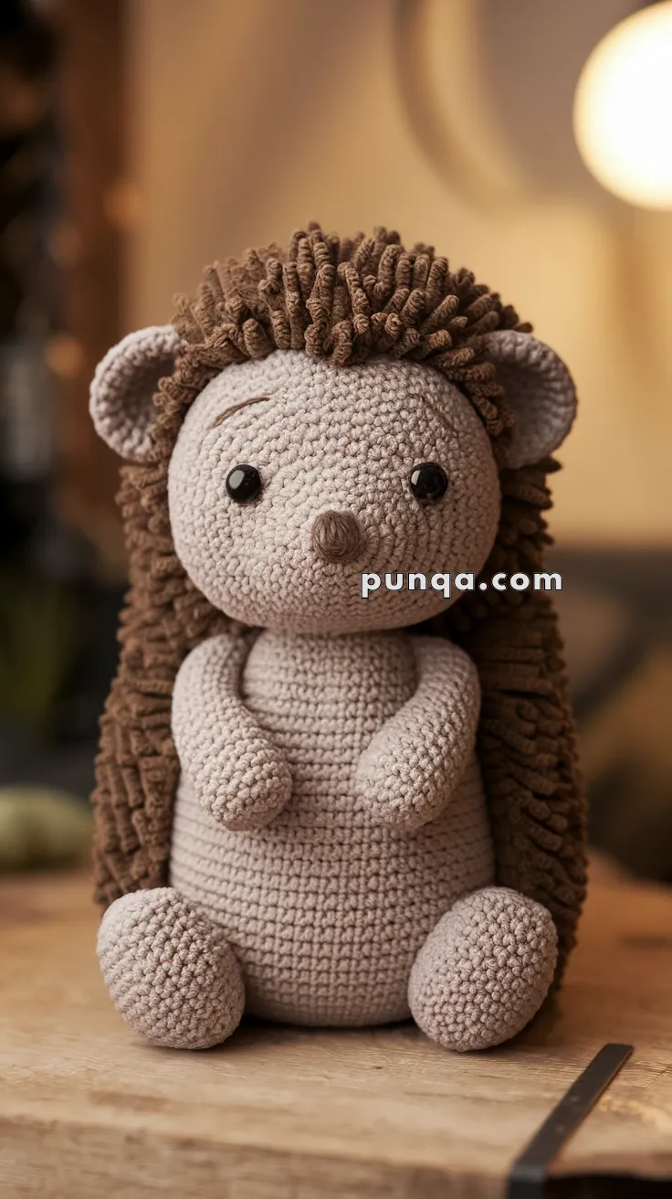 Amigurumi Hedgehog Pup – FREE Crochet Pattern
