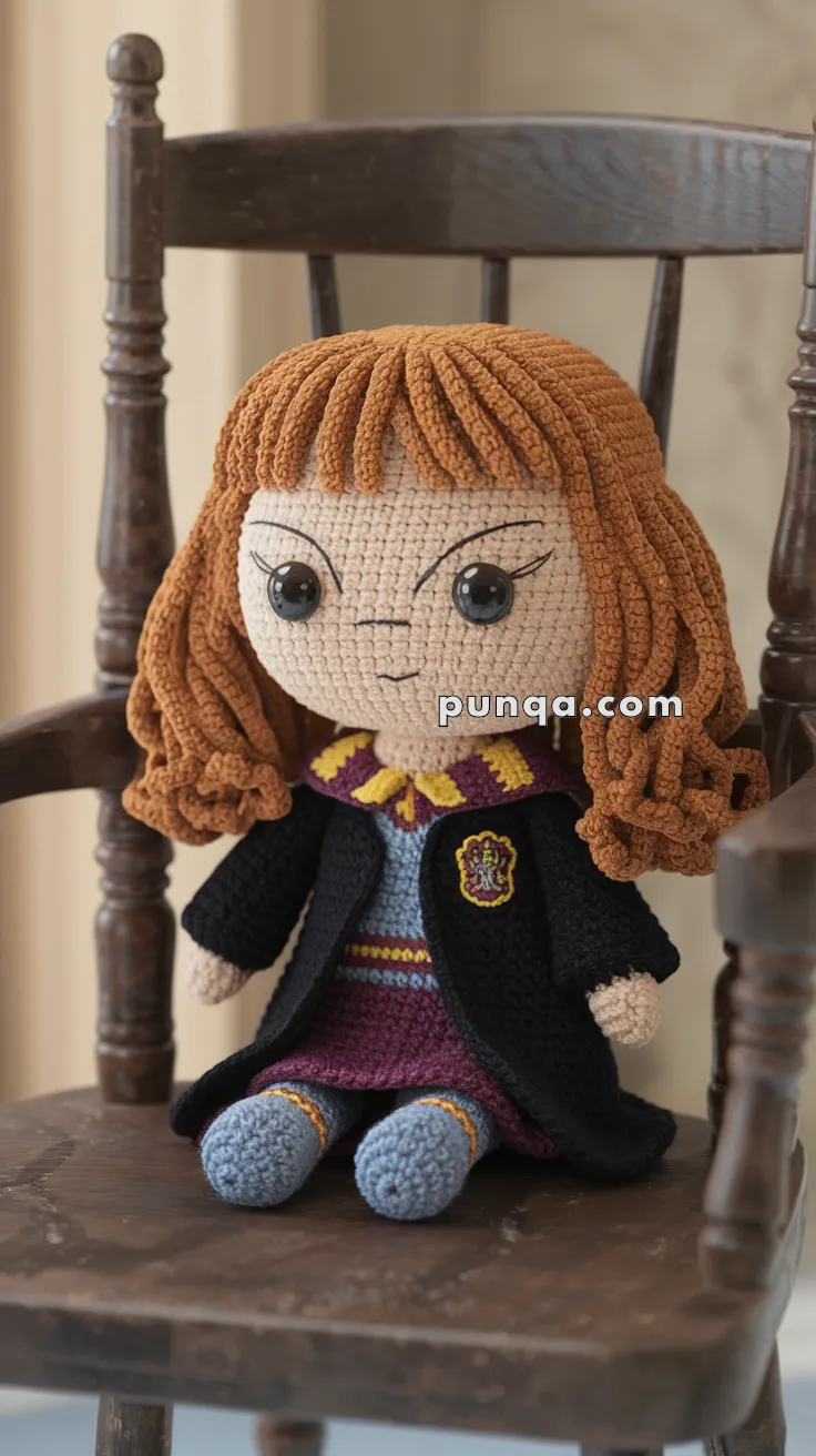Amigurumi Hermione Granger – FREE Crochet Pattern