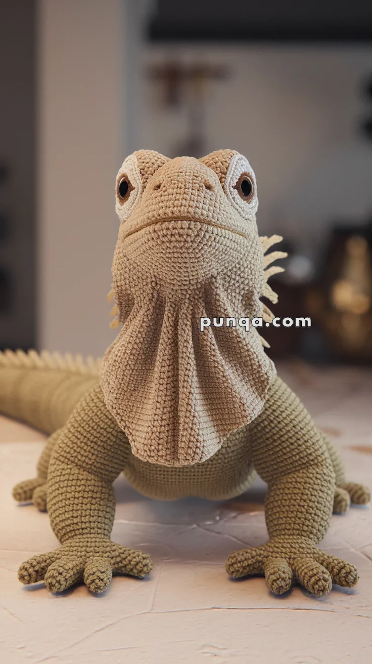 Amigurumi Iguana – FREE Crochet Pattern