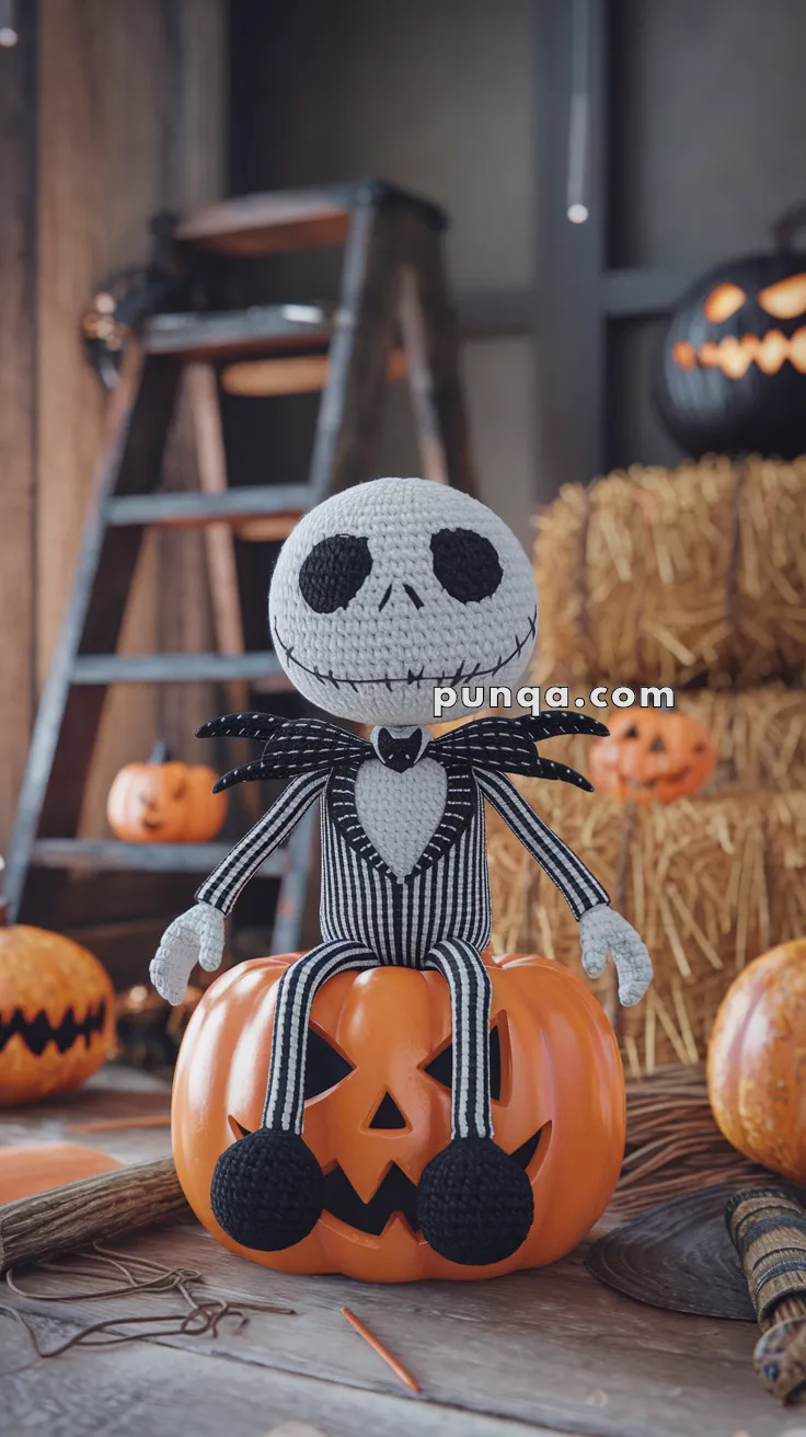 Amigurumi Jack Skellington – FREE Crochet Pattern