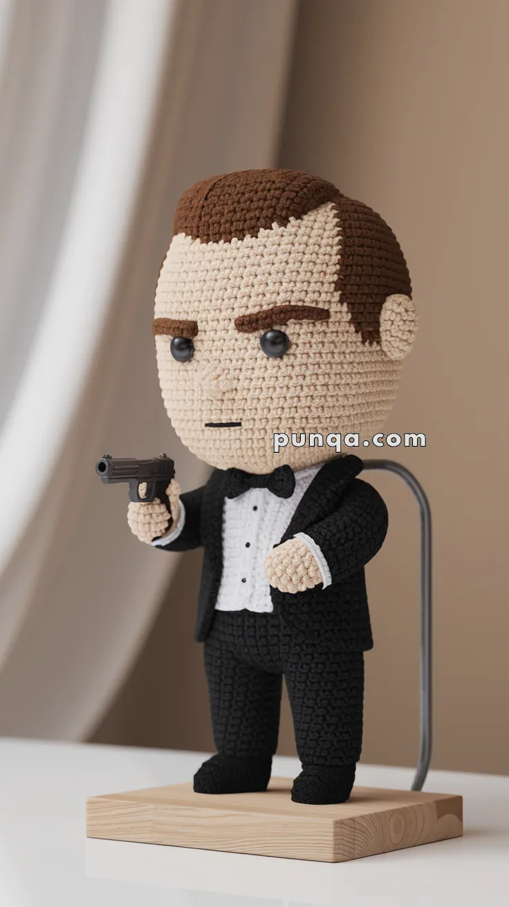 Amigurumi James Bond – FREE Crochet Pattern