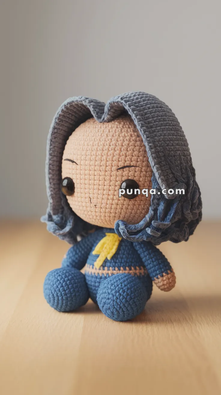 Realistic crochet image for Amigurumi Jean Grey - FREE Crochet Pattern