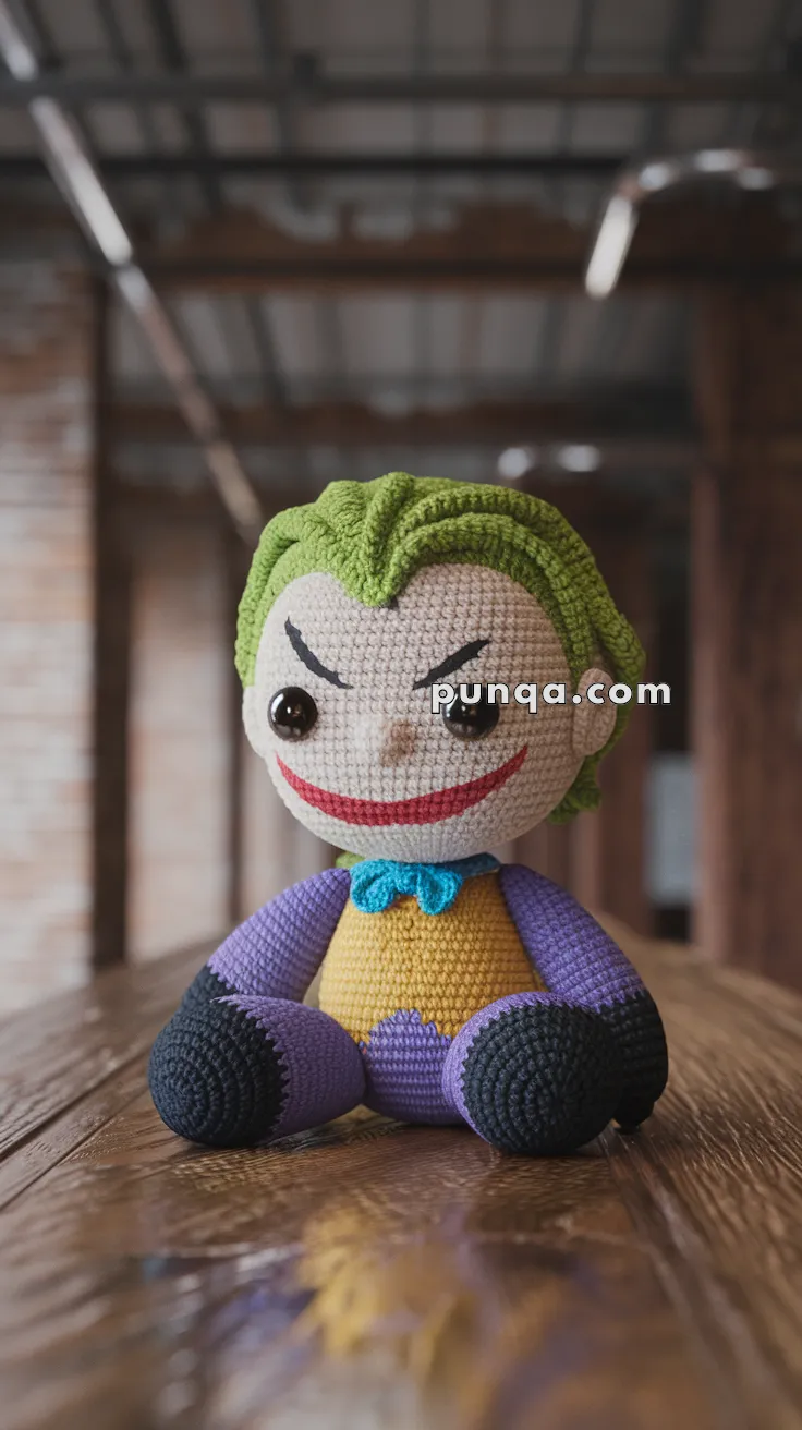Amigurumi Joker – FREE Crochet Pattern
