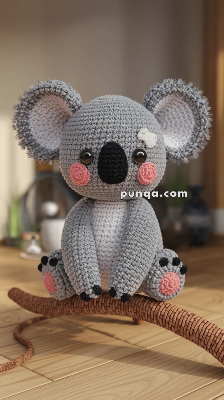 Amigurumi Koala Cub – FREE Crochet Pattern