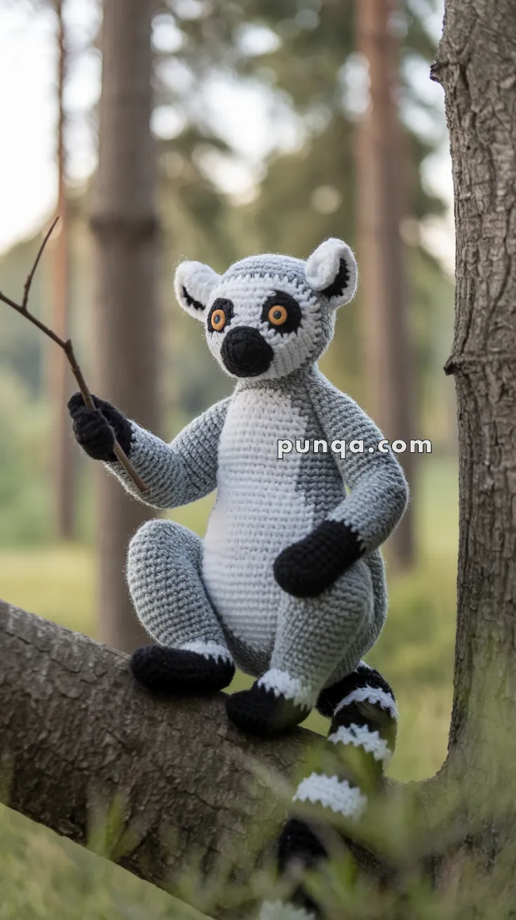 Amigurumi Lemur – FREE Crochet Pattern