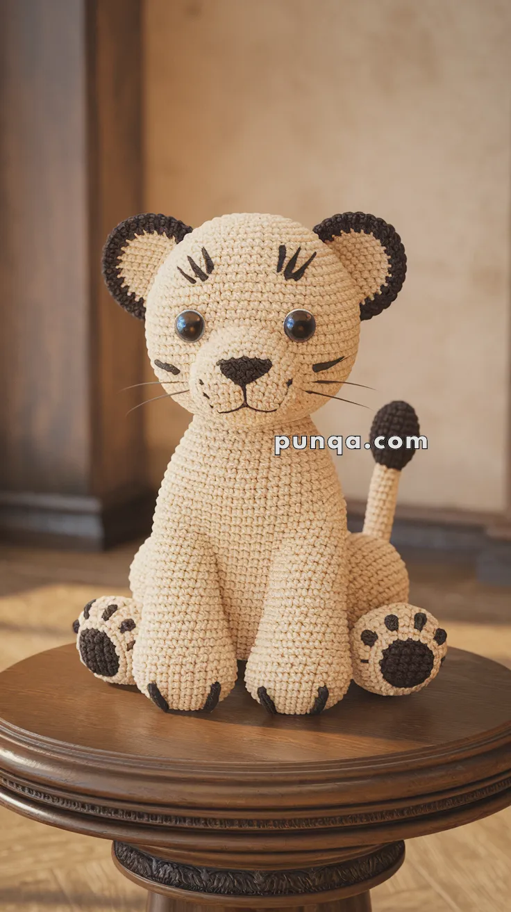 Amigurumi Lion Cub – FREE Crochet Pattern
