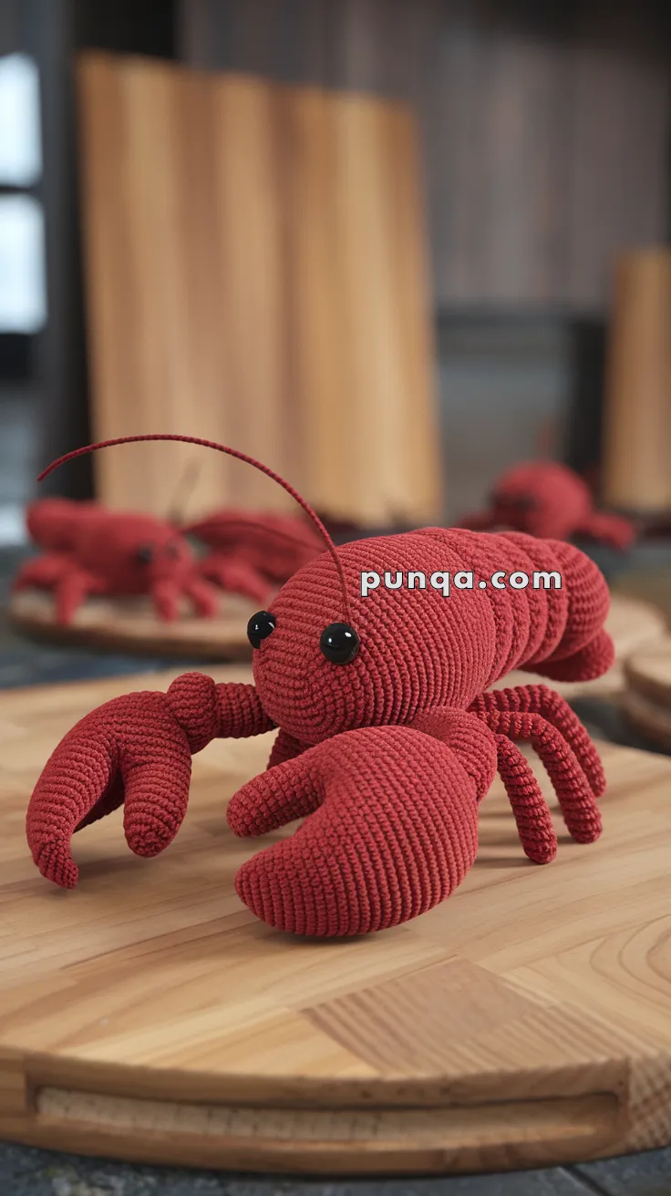Amigurumi Lobster – FREE Crochet Pattern