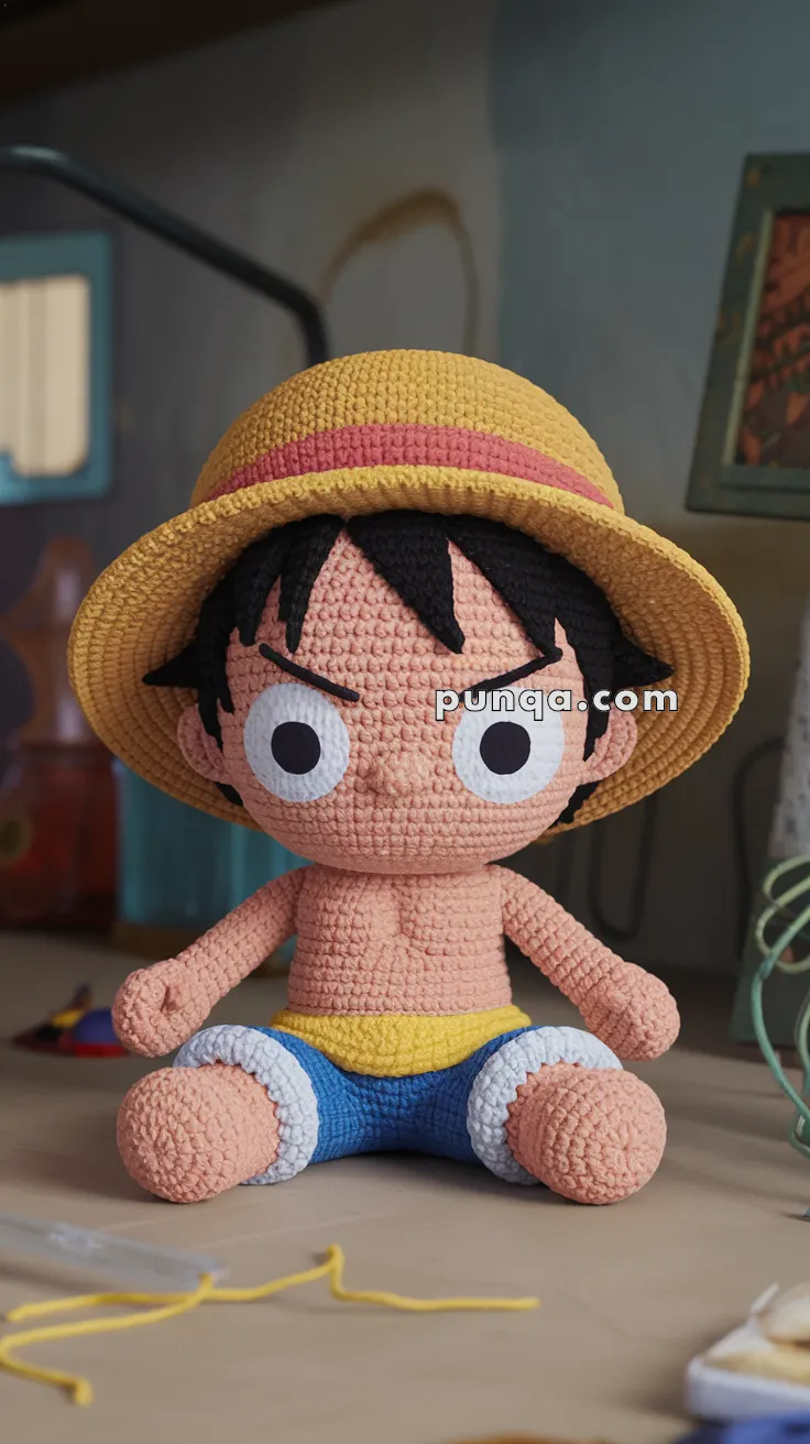 Amigurumi Luffy – FREE Crochet Pattern