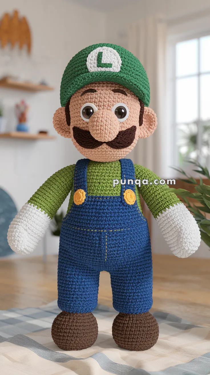 Amigurumi Luigi – FREE Crochet Pattern