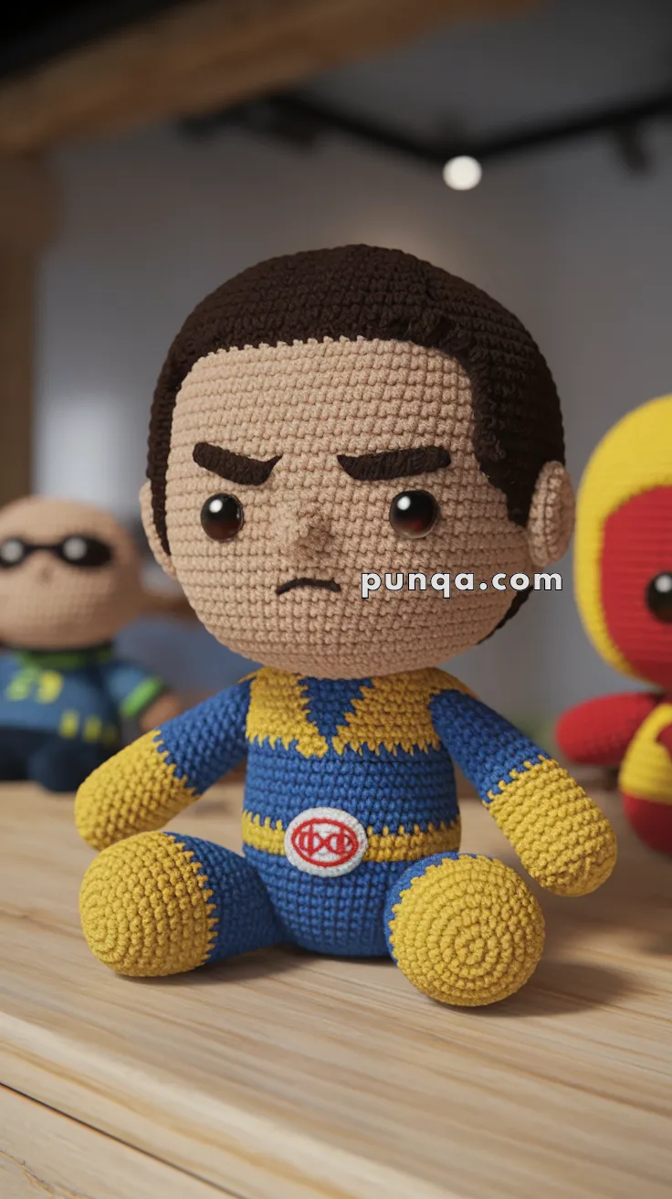 Amigurumi Luke Cage – FREE Crochet Pattern