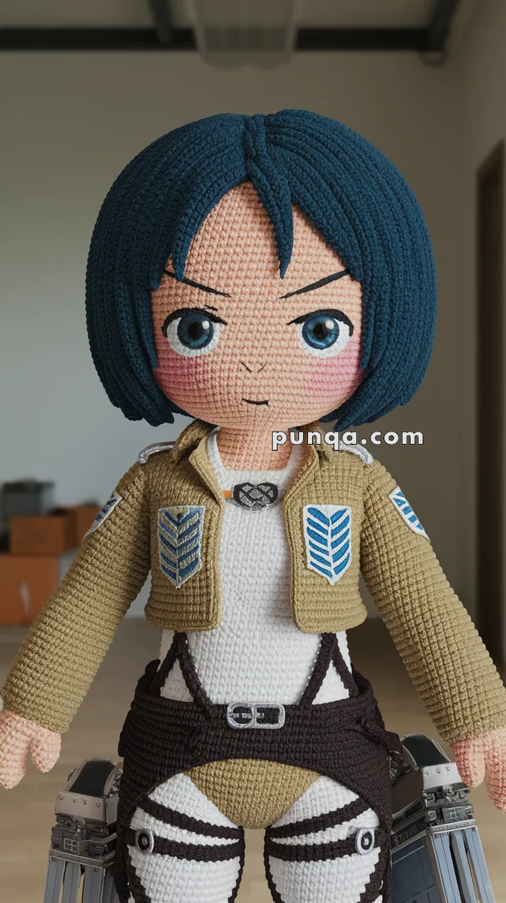 Amigurumi Mikasa – FREE Crochet Pattern