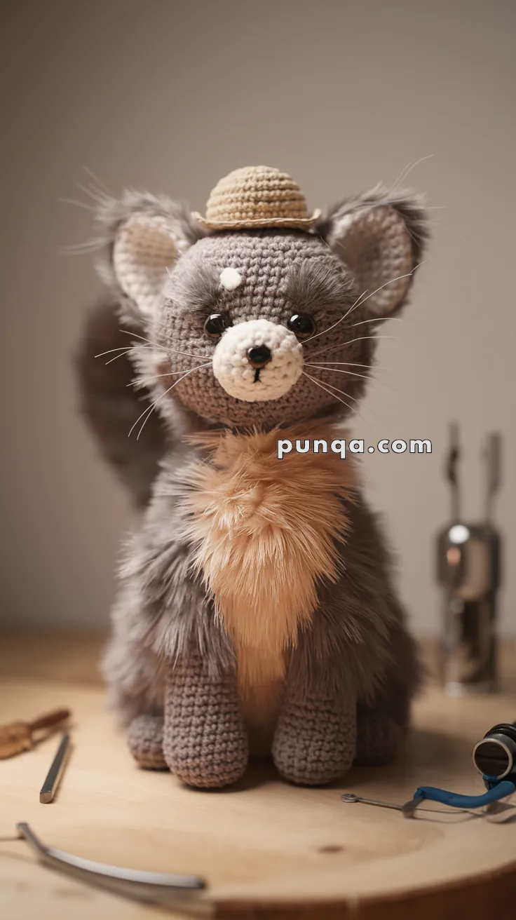 Amigurumi Mink – FREE Crochet Pattern