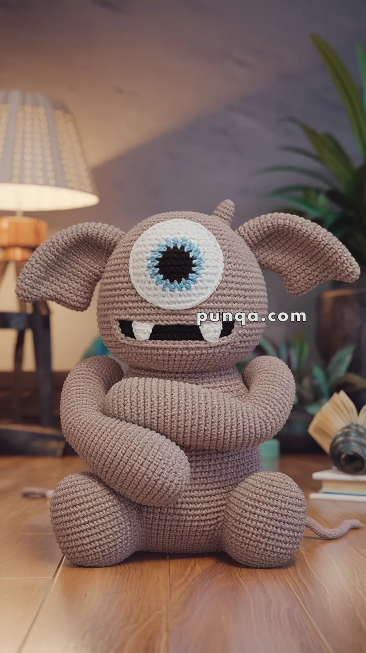 Amigurumi Monster Face – FREE Crochet Pattern