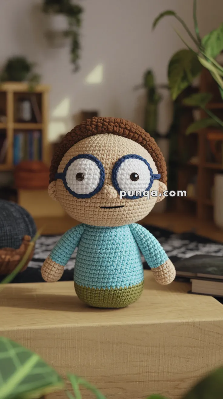 Amigurumi Morty Smith – FREE Crochet Pattern