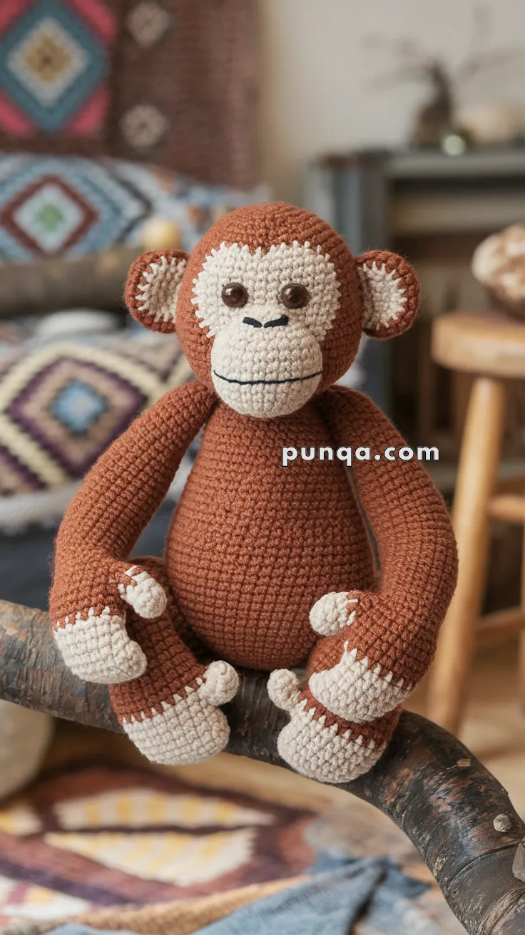 Amigurumi Orangutan – FREE Crochet Pattern