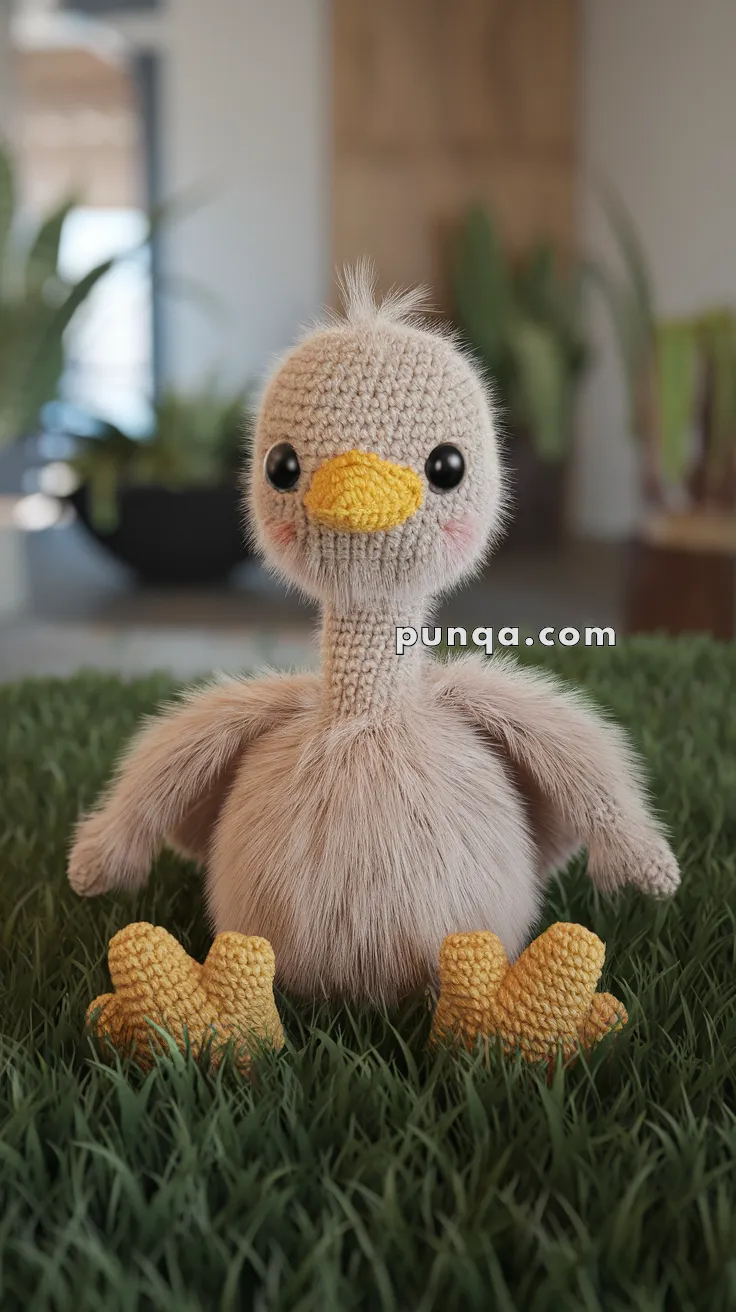 Amigurumi Ostrich Chick – FREE Crochet Pattern
